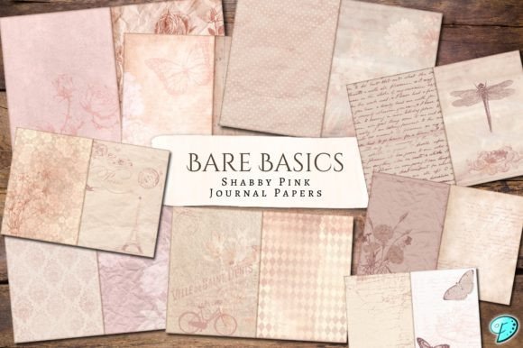Bare Basics Shabby Pink Journal Papers: A Soft Touch for Any Project