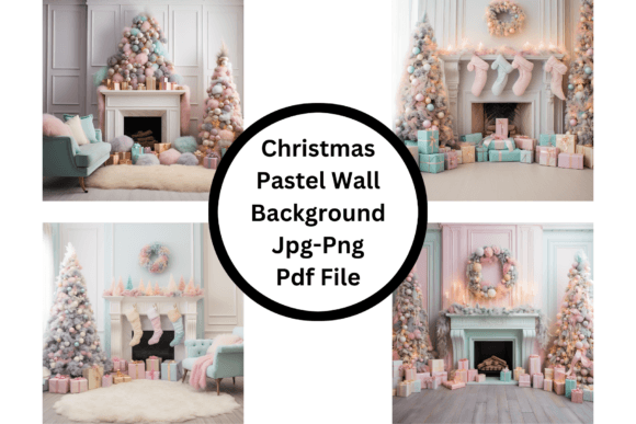 Christmas Pastel Wall Background: Your Holiday Design Guide
