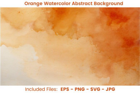 Christmas Watercolor Orange Background: A Festive Design Essential