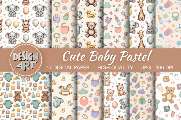 Cute Baby Pastel Pattern Background: A Designer's Guide