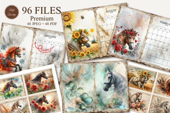 Fire Horse 2026 Calendar Journal: Fuel Your Creative Projects