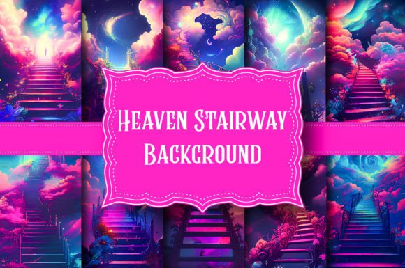 Heaven Stairway Background: A Versatile Digital Asset