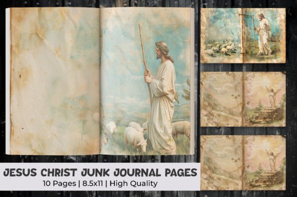 Jesus Christ Junk Journal Pages: A Digital Sanctuary for Creative Souls