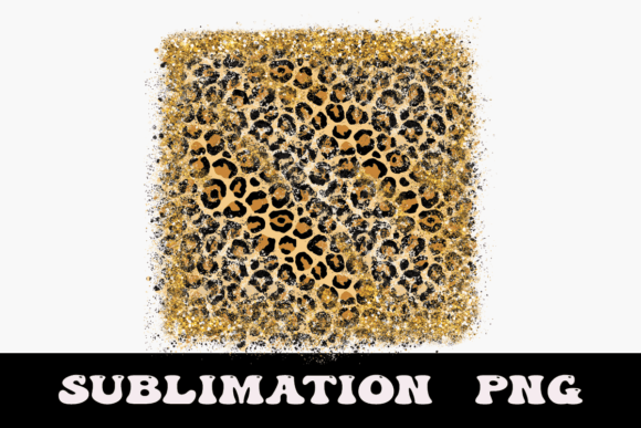 Leopard Glitter Sublimation PNG: Your New Design Secret Weapon