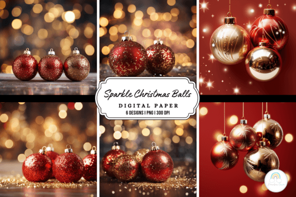 Sparkle Christmas Ball Background: A Festive Design Essential