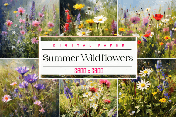 Summer Wildflowers: A Blooming Collection for Your Digital Canvas