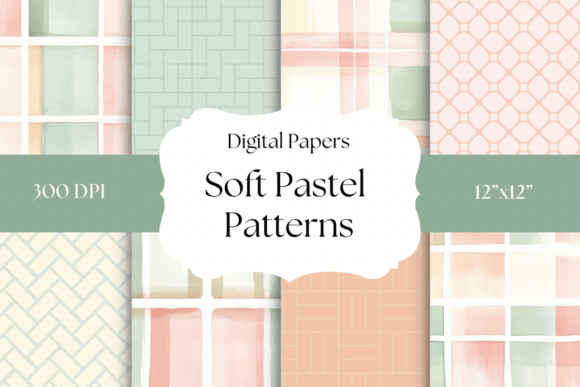 The Gentle Artistry of Soft Cottagecore Pattern Digital Papers