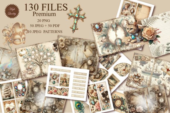 Timeless Elegance: Unlocking the Heirloom Heritage Junk Journal Kit
