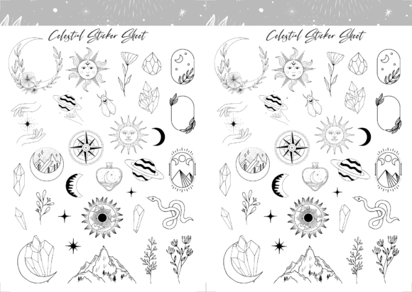 Unlocking Cosmic Creativity with the Celestial Planner Sticker Sheet