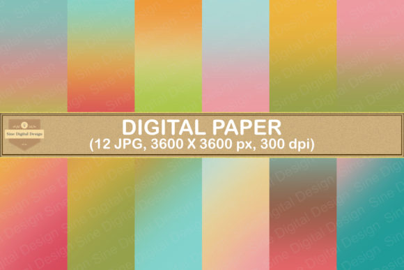 Unpacking the Sweet Ombre Digital Papers Background Collection