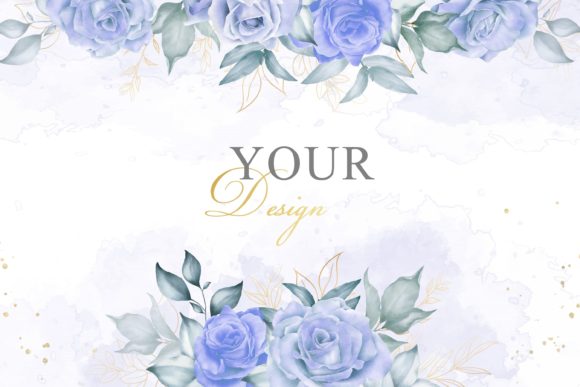 Watercolor Blue Flower Background Design: A Designer's Guide